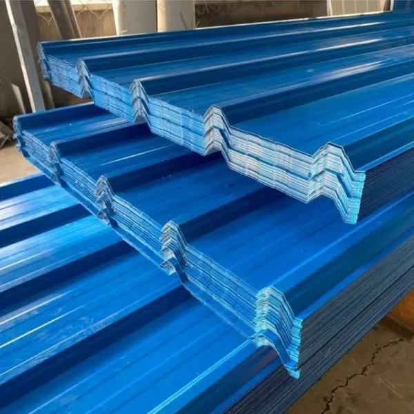 0.3–0.8mm PPGI Color Coated Corrugated Roofing Sheet DX51D Prepainted Galvanized Corrugated Metal Roof Sheet ASTM Standard photo-3