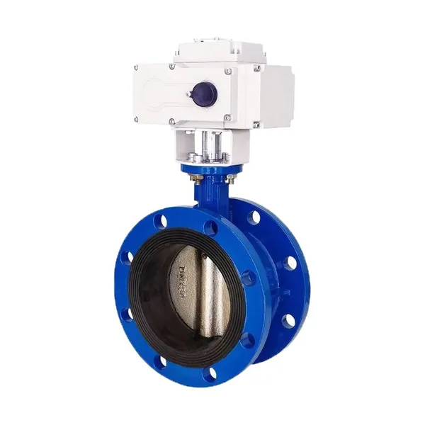 Factory Direct Supply High Quality Electric Flanged Soft-seated Butterfly Valve