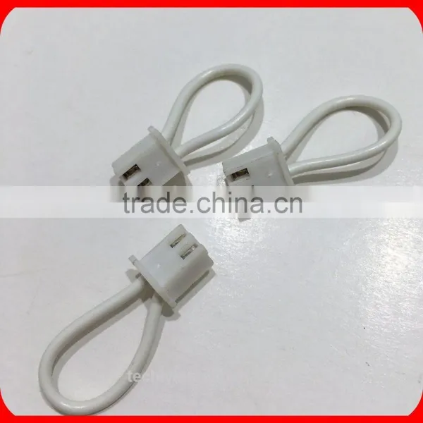 Custom UL1007 22AWG 300V 80C White Wire to Crimp &Insert 2Pin Connector photo-5