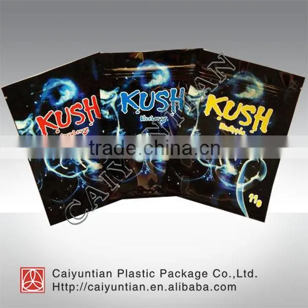 Customized Kush Herbal Incense Plastic Packaging Bag photo-2