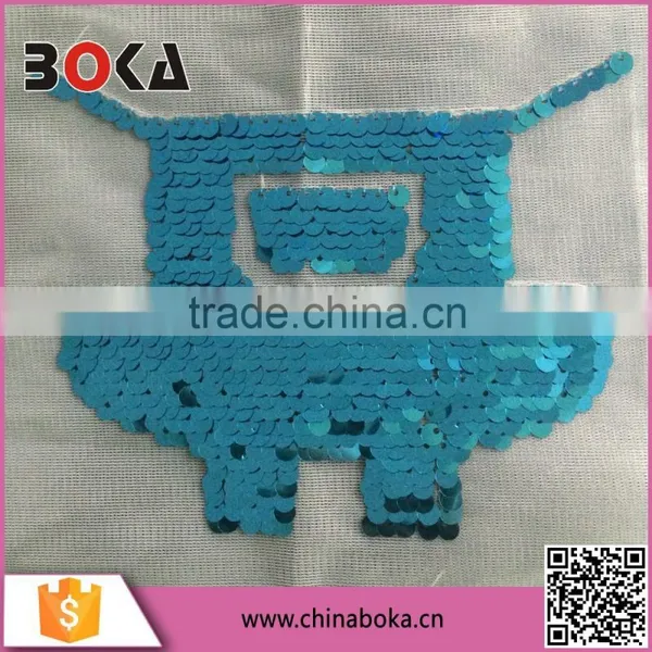 BOKA Large Sequin Applique for T Shirt photo-2
