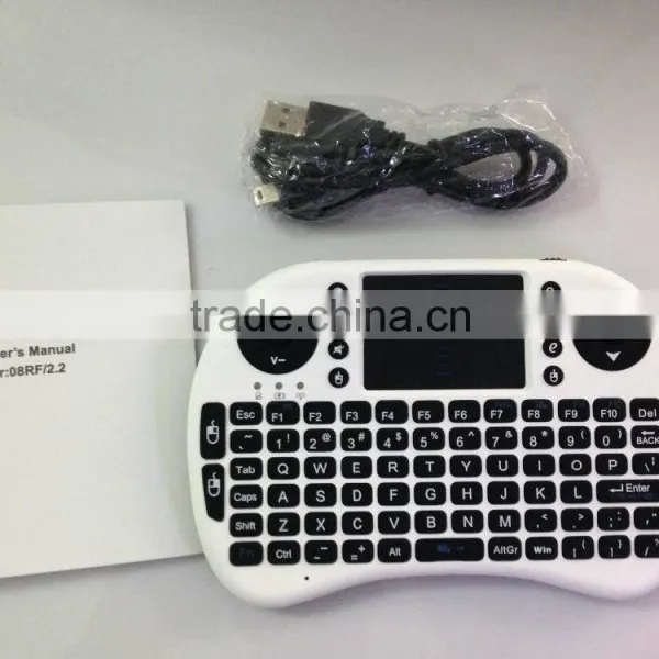New Mini Wireless Keyboard 2.4G With Touchpad Handheld Gaming Keyboard for PC Android TV Black New Promotion photo-3