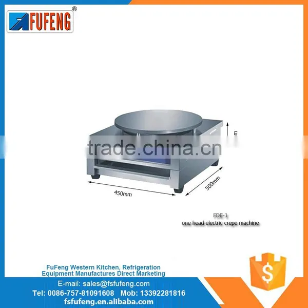 2016 New 2 Heads Gas Crepe Maker Machine FDE-2G With 2 Hot Palte Burners for Sale photo-3