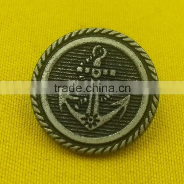 Anchor Logo Metal Shank Button For Jacket or Coats --- MJ1160 photo-2