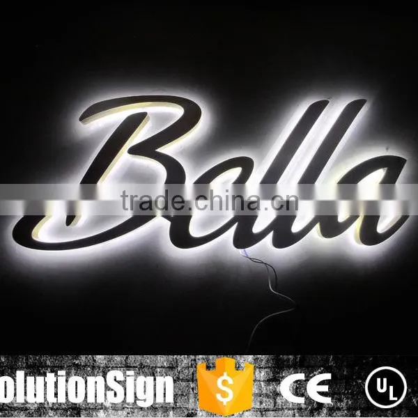 High Quality Custom Resin Led Illuminated Backlit Sign Letters photo-4