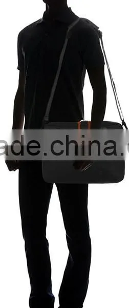 Stylish and Unique Business Bags With Gold Zippers,leather Zipper Straps, Red Pinstripe Inner Lining photo-5