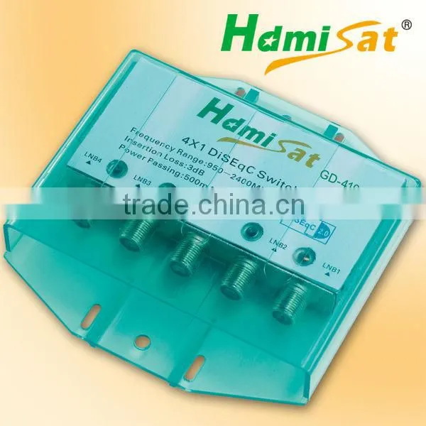 Support Outdoor Usage Waterproof DiSEqC Switch Support DiSEqC 1.0 2.0