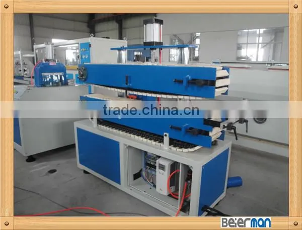 Chinaplas Zhangjiagang Made PVC Profile Extrusion Machine of Twin Screw photo-3