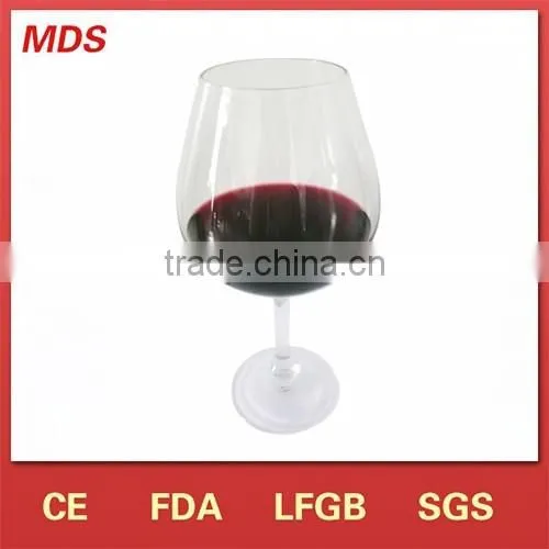 New Designs Transparent Pink Wine Glasses