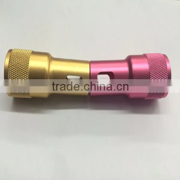 OEM Anodized Aluminum Knurling Flashlight Shell Quality Choice photo-2