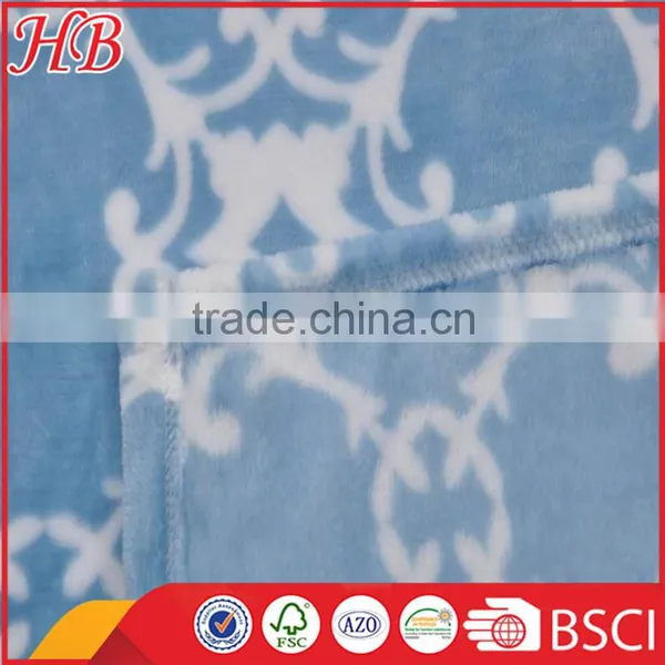 220-300gsm,super Soft Printed Flannel Fleece Blanket photo-3