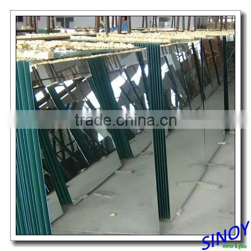 Large Wall Mirror Glass /Bathroom Mirror Glass With Double Coated Paint photo-4