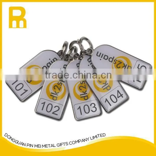 High Quality Stainless Steel Room Number Key Tag Made in China photo-4