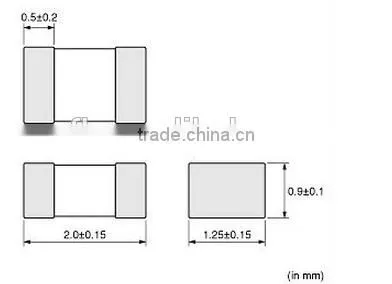 0805 1.0uH 900mA 0.125ohm MuRata Chip Toroidal Power Inductor photo-3