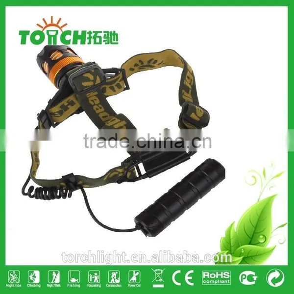 Multifunction Headlamp Focusing Zoomable Super Bright Headlights T6 Aluminum Alloy Flashlight Outdoor Night Riding/Hunting photo-3