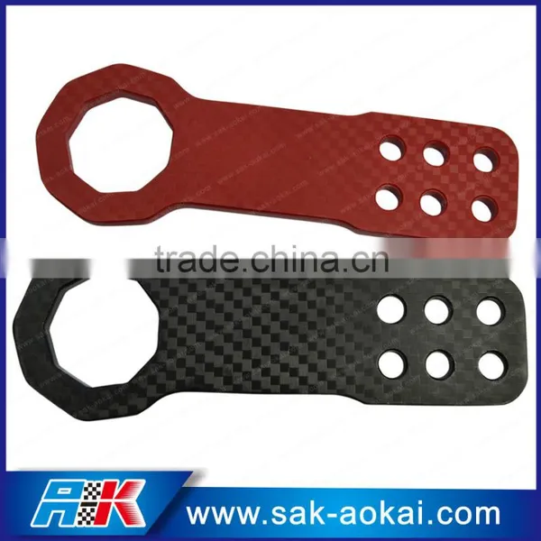 Alluminum Tow Hook With Carbon Fiber Texture Colorful Hook photo-2
