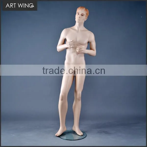 Modern Display Abstract Head Colorful Chrome Male Fitting Mannequins photo-6