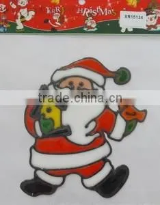 20*20cm Santa Claus Window/Door Sticker For Xmas Decoration photo-4