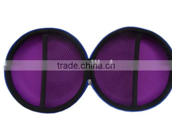 Custom Fashionable Round-shape Eva Earphone Case photo-2