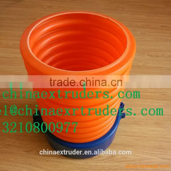 chinese manufacturer sell MPP corrugated electrical casing pipe production line
