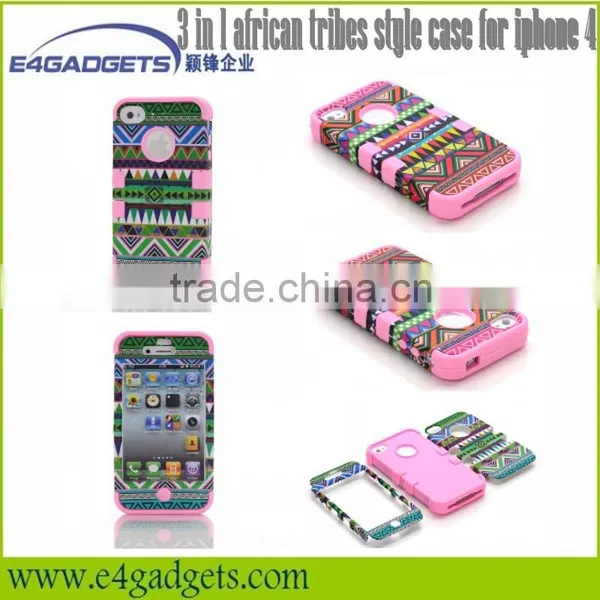 2013 New Product 3 in 1 Bohemian Style Case for Iphone 4, Phone Cases photo-5