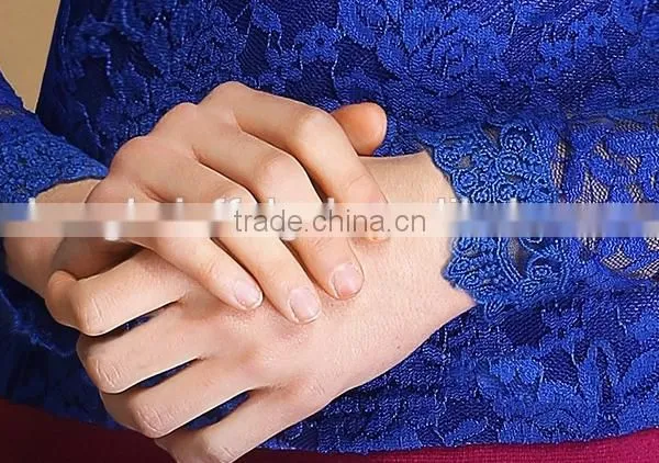2015 Latest Design Ladies Light Blue Lace Sexy Ladies Underwear Shirt photo-4