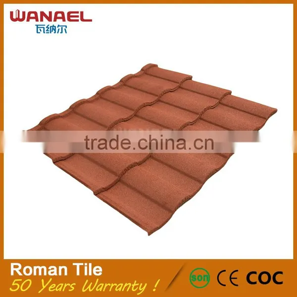 Wanael High Quality Roof Tile in Stock Stone Coated Roof Tile Used in Nigeria photo-2