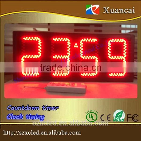 Indoor Digital Numbers Led Timer Board 5'' Timing Clock or Countdown Timer photo-3