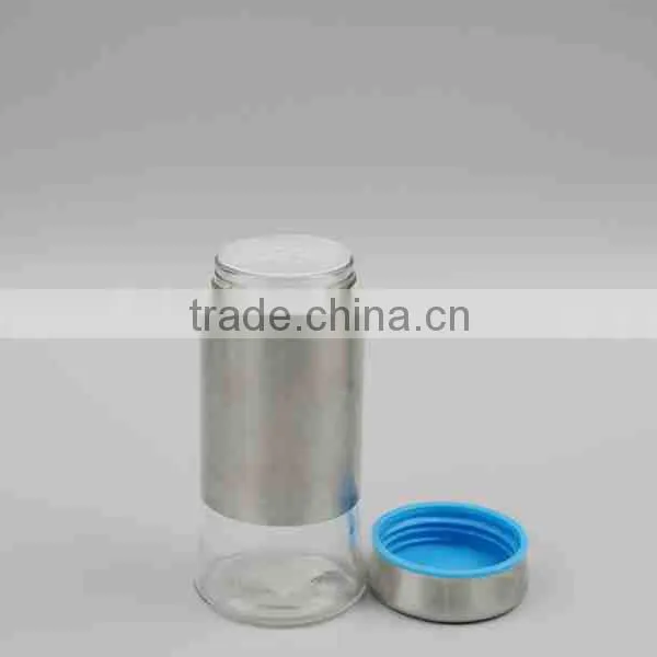 125ml Salt & Pepper Glass Bottle With Stainless Steel Coating photo-2