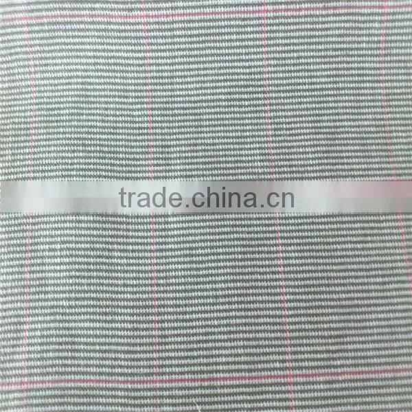 Yarn Dyed Cotton Spandex Fabric Stripe Plaid Pattern Fabric Trousers Fabric Dural