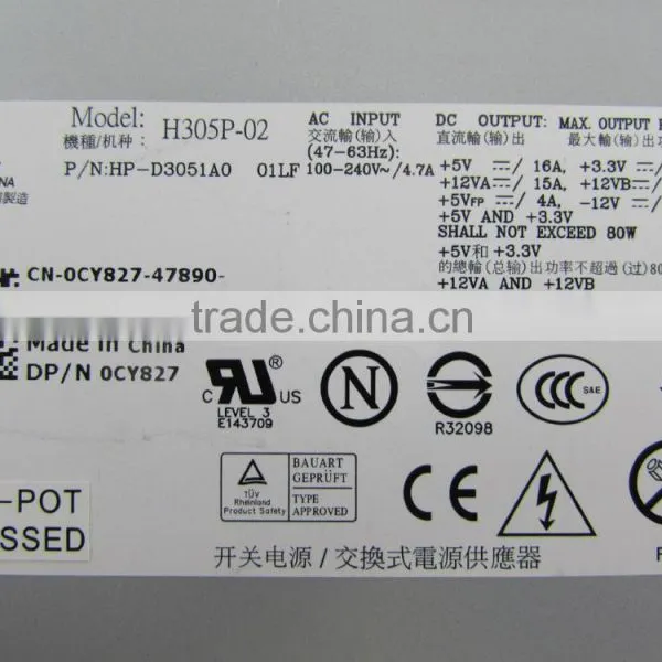 For DELL 305W POWER SUPPLY H305P-02 0CY827 CN-0CY827 photo-6