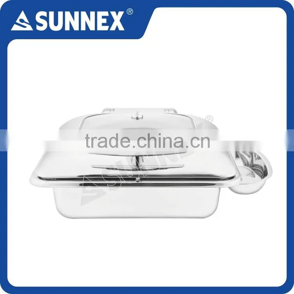 Sunnex Promotional Stylish Highly Polished Stainless Steel Full Size 5.5 Ltr / 5.8 U.S. Qt Induction Chafing Dish photo-2