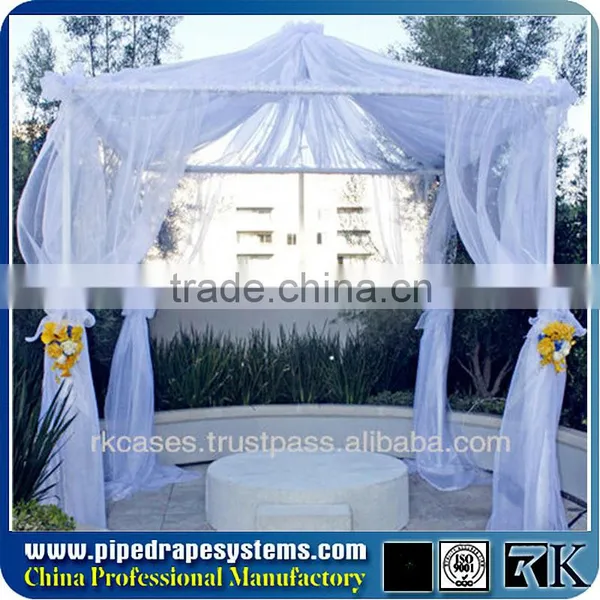Beautiful Wedding Decoration of Square Tent Pipe and Drapes With Competitive Prices photo-3