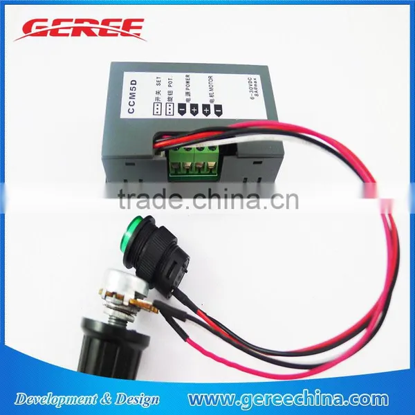 Single Phase Digital Display Led 6V 12V 24V 8A Dc Motor Speed Control Hho PWM Speed Controler photo-2