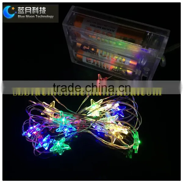 MOQ100 Led Star Light Copper Material Wire With Battery Case for New Year Decoration photo-6