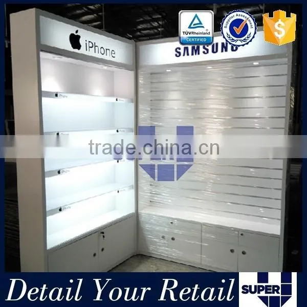 Shop Decoration Bright Modern Floor Stand Display Cabinet photo-5