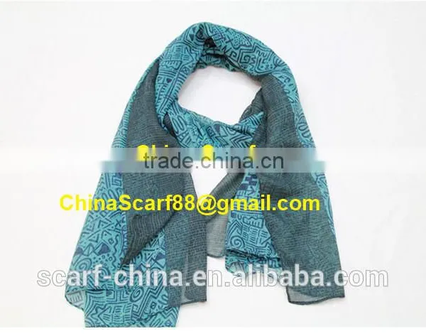 Wholesale Women Voile Printed Scarf photo-2