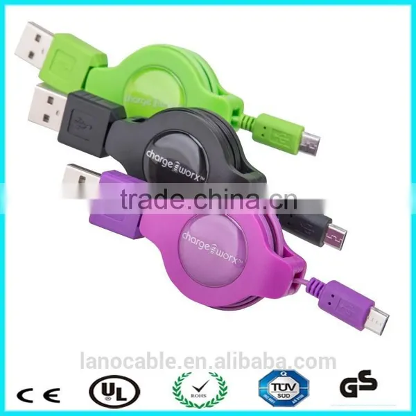Colorful 1M Retractable Micro Usb Cable for Android Phone Supplier's Choice photo-6
