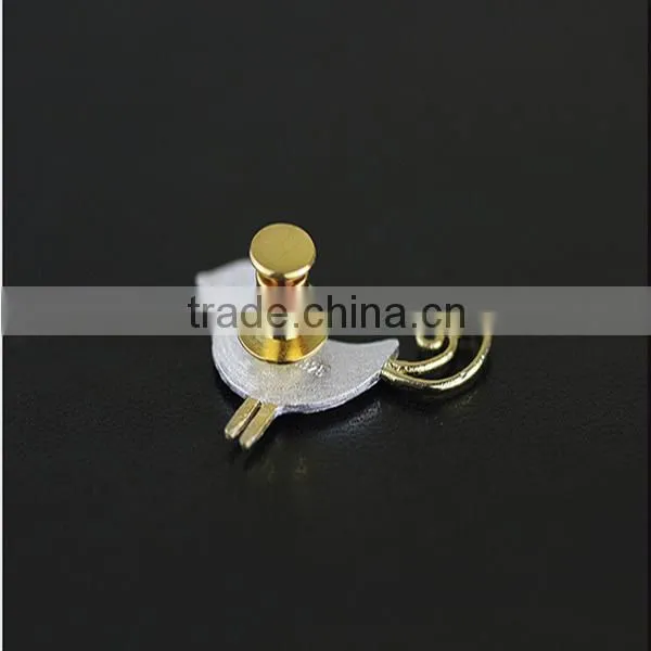 Korean Cartoon Bird Silver Brooch for Wedding Invitations photo-2