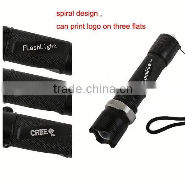 1174 New Multi Function Zoomable Police Torch Emergency Window Breaking Tool Light photo-6