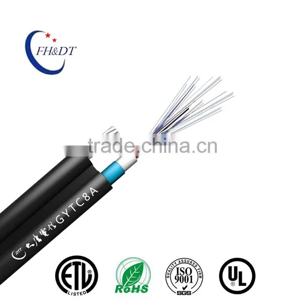 Made in China GYTC8A Stranded Loose Tube Single Jacket Self-supporting Figure-8 Optical Fiber Cable photo-2