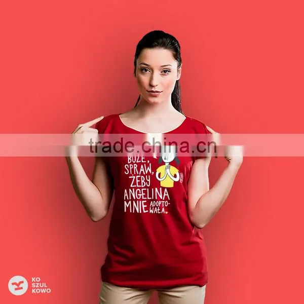 2016 Women Design Female T-shirt Print Logo DTG OEM Service Screenprint Transfer photo-4