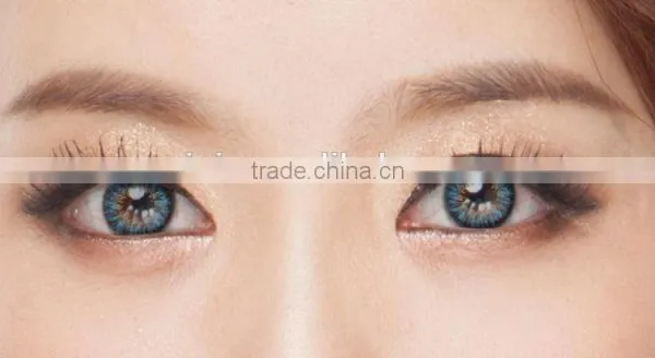 Hot Selling 2016 Good Price Yearly Galaxy Color Contact Lens Eye Lenses