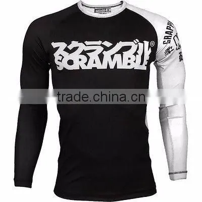 Mma Rash Guards / Sublimation Mma Long Sleeve Rash Guards / High Quality Mma Rash Guards