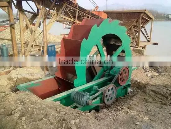 Mineral Ore Sand Washing Machine Wheel Type Grain Washer Equipment photo-3