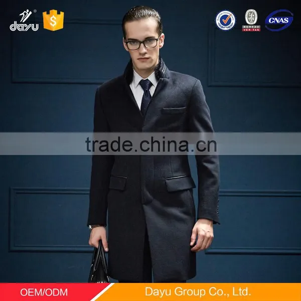 2016 Business Style Men Jackets Hand Made Woolen Coat Winter Woolen Jacket