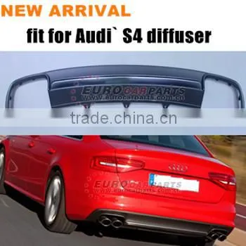 4S rear diffuser fit for A` 4S style PP material rear diffuser