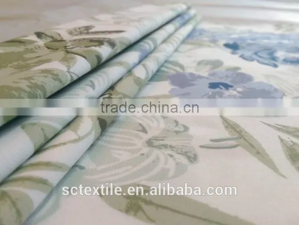 98%Cotton 2%spandex Stretch Cotton Flower Printing Twill Woven Fabric 32x32+40D/170x65 photo-5