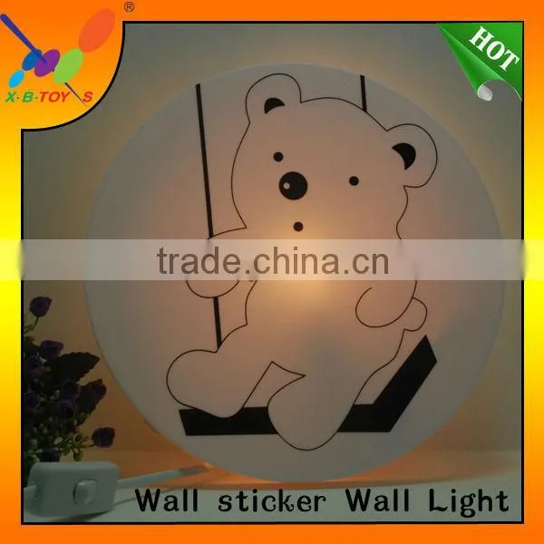 Modern Beautiful Best Selling Wall Light Cartoon DIY Wall Sticker Wall Light for Living Room.