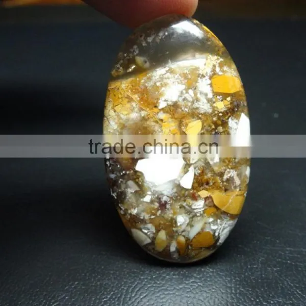 Semi-precious Brasitait Mokite Gemstone Cabochon Gemstone Oval Cut